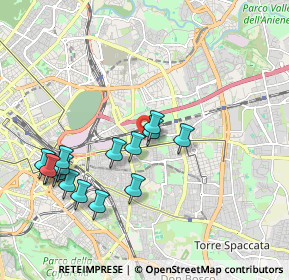 Mappa Via Venzone, 00177 Roma RM, Italia (2.11)