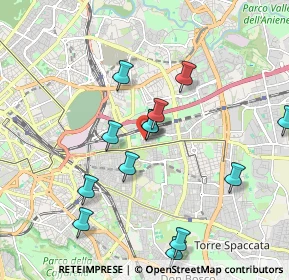 Mappa Via Venzone, 00177 Roma RM, Italia (2.02154)