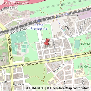 Mappa Via Silvio Benco, 74, 00177 Roma, Roma (Lazio)