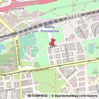 Mappa Via Rocca d'Arce, 40, 00177 Roma, Roma (Lazio)