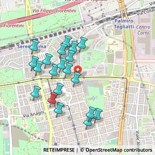 Mappa Via Prenestina, 00183 Roma RM, Italia (0.4945)