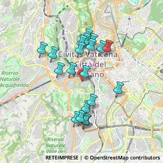 Mappa Via S. Silverio, 00165 Roma RM, Italia (1.8455)