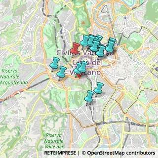 Mappa Via S. Silverio, 00165 Roma RM, Italia (1.52211)