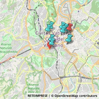 Mappa Via S. Silverio, 00165 Roma RM, Italia (1.47)
