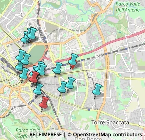 Mappa Via Dignano D'Istria, 00177 Roma RM, Italia (2.368)