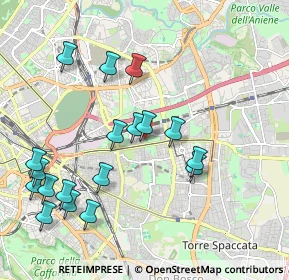 Mappa Via Dignano D'Istria, 00177 Roma RM, Italia (2.32611)