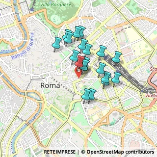Mappa Piazza degli Zingari, 00184 Roma RM, Italia (0.7115)