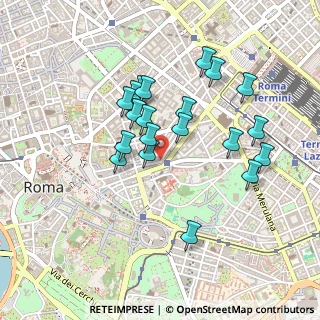 Mappa Piazza degli Zingari, 00184 Roma RM, Italia (0.4295)