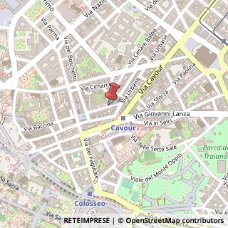 Mappa Via degli Zingari,  22, 00184 Roma, Roma (Lazio)