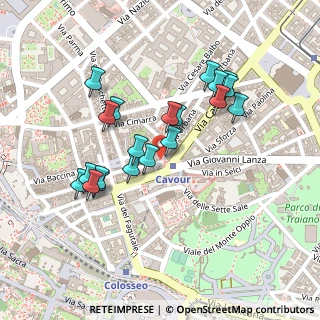 Mappa Piazza degli Zingari, 00184 Roma RM, Italia (0.224)