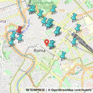 Mappa Via degli Ibernesi, 00184 Roma RM, Italia (1.197)
