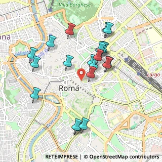 Mappa Via degli Ibernesi, 00184 Roma RM, Italia (1.011)