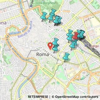 Mappa Via degli Ibernesi, 00184 Roma RM, Italia (1.084)