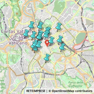 Mappa Via degli Ibernesi, 00184 Roma RM, Italia (1.305)