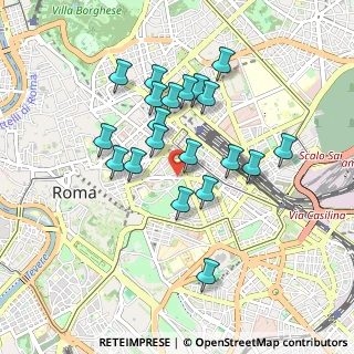 Mappa Via Domenichino, 00184 Roma RM, Italia (0.8485)