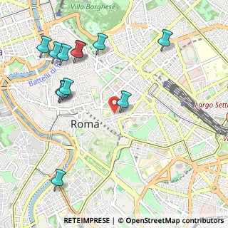 Mappa Via del Grifone, 00184 Roma RM, Italia (1.295)