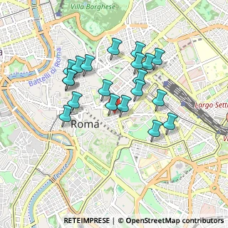 Mappa Via del Grifone, 00184 Roma RM, Italia (0.8445)