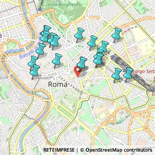 Mappa Via del Grifone, 00184 Roma RM, Italia (1.014)