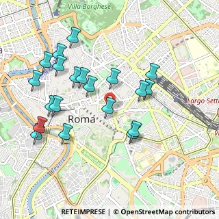Mappa Via del Grifone, 00184 Roma RM, Italia (1.065)