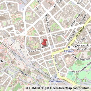 Mappa Via di Sant'Agata de Goti, 36, 00184 Roma, Roma (Lazio)