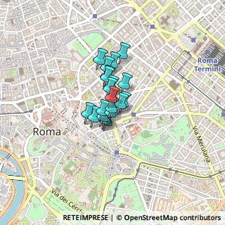 Mappa Via dell'Angeletto, 00184 Roma RM, Italia (0.223)