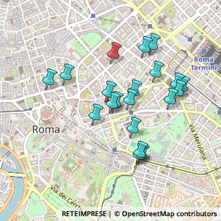 Mappa Via dell'Angeletto, 00184 Roma RM, Italia (0.463)