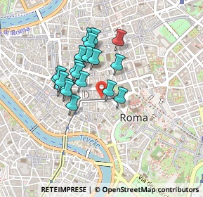 Mappa Via delle Botteghe Oscure, 00186 Roma RM, Italia (0.3685)