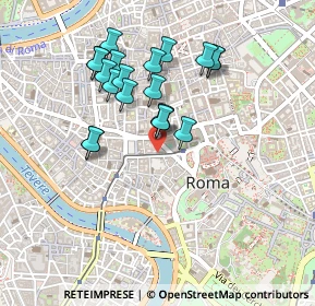 Mappa Via delle Botteghe Oscure, 00186 Roma RM, Italia (0.432)