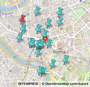 Mappa Via delle Botteghe Oscure, 00186 Roma RM, Italia (0.4515)