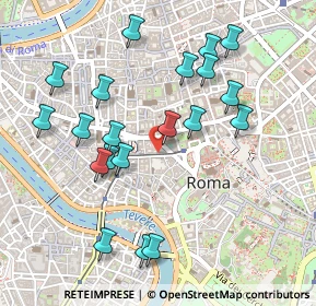 Mappa Via delle Botteghe Oscure, 00186 Roma RM, Italia (0.5365)