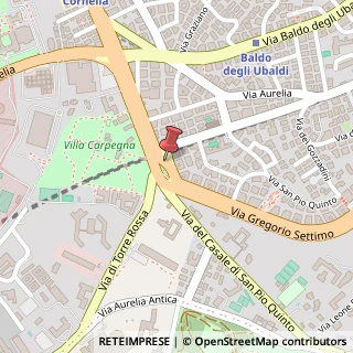 Mappa Piazza di Villa Carpegna, 45, 00165 Roma, Roma (Lazio)