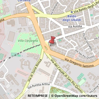Mappa Piazza di Villa Carpegna, 52, 00165 Roma, Roma (Lazio)