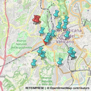 Mappa Villa Carpegna, 00165 Roma RM, Italia (1.8985)