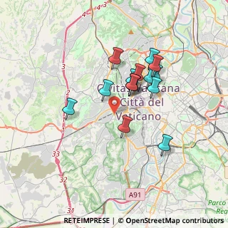 Mappa Villa Carpegna, 00165 Roma RM, Italia (3.00733)