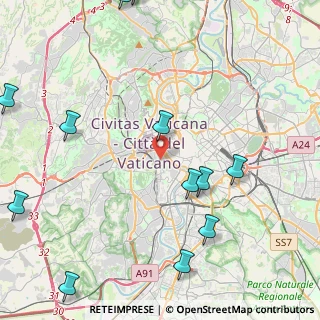 Mappa Passeggiata di Gianicolo, 00165 Roma RM, Italia (6.25583)
