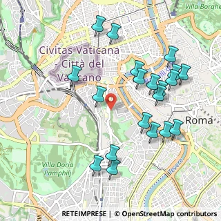 Mappa Passeggiata di Gianicolo, 00165 Roma RM, Italia (1.121)