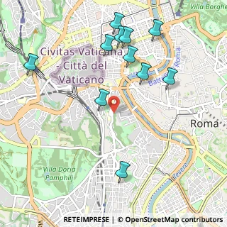 Mappa Passeggiata di Gianicolo, 00165 Roma RM, Italia (1.22)