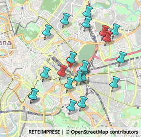 Mappa Via dei Campani, 00185 Roma RM, Italia (2.0945)