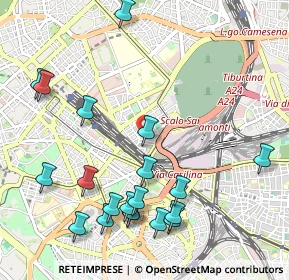 Mappa Via dei Campani, 00185 Roma RM, Italia (1.292)