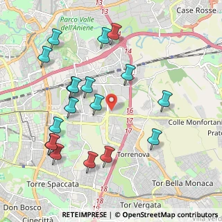 Mappa Via Rina Monti, 00155 Roma RM, Italia (2.34222)