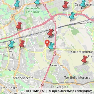 Mappa Via Rina Monti, 00155 Roma RM, Italia (3.04083)