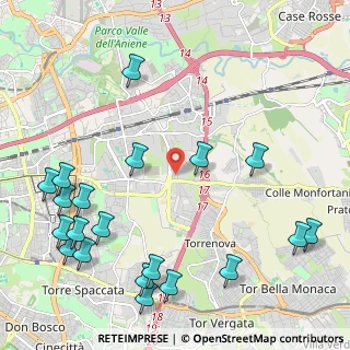 Mappa Via Rina Monti, 00155 Roma RM, Italia (3.0145)