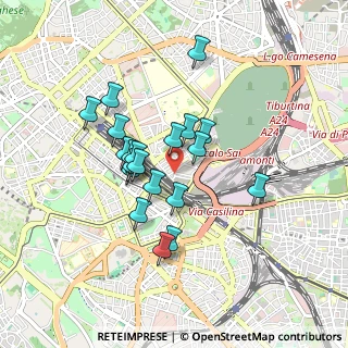 Mappa Piazza dei Campani, 00185 Roma RM, Italia (0.7595)