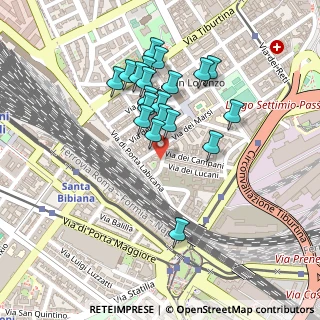 Mappa Piazza dei Campani, 00185 Roma RM, Italia (0.211)