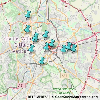 Mappa Via dei Marsi, 00185 Roma RM, Italia (3.21333)