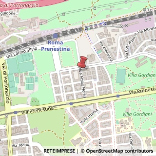 Mappa Via Attilio Hortis, 77, 00177 Roma, Roma (Lazio)