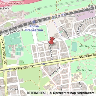 Mappa Via Attilio Hortis, 65, 00177 Roma, Roma (Lazio)