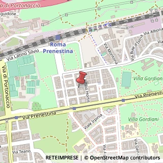 Mappa Via Silvio Benco, 55, 00177 Roma, Roma (Lazio)