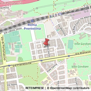 Mappa Via Silvio Benco, 46, 90146 Roma, Roma (Lazio)