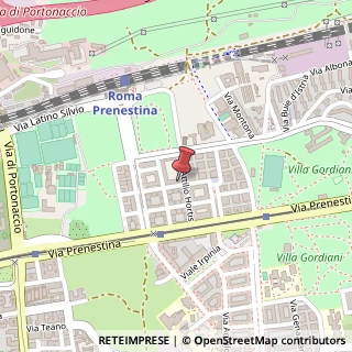 Mappa Via Silvio Benco,  44, 00177 Roma, Roma (Lazio)